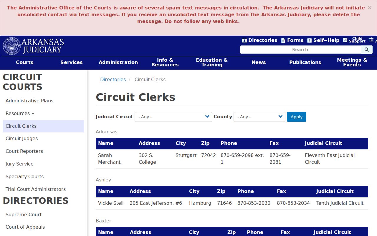 Polk County warrant records clerk directory